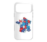 France Carte Régionale Design Graphique Régions Normandie Bretagne Coque pour iPhone 17 Pro Max