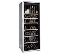 FRANCE CAVE - Cave à vin de vieillissement -Fabrication française- Gde capacité 213 bts -6 clayettes- Cave silencieuse : 37 dB(A)- Cave noire porte vitrée -1 température- Nouvelle classe énergétique G