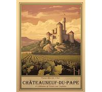 France, Chateauneuf du Pape 2 | Poster | Décoration murale | Décoration d'intérieur |
