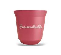France Design Tasses expresso personnalisables en inox - Secret Santa - Cadeau de noel personnalisé (Rouge, 80ml)