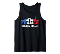 France Drapeau Volley-Ball Sport Cadeau Maillot Volley-Ball Débardeur