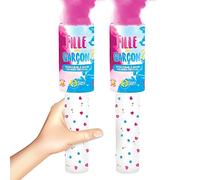 France Effect Fumigène Baby Shower Rose - Lot de 2 fumigène à Main - Allumage mèche, durée 1 minute fumée rose, Révélation et célébration du genre - Poignée de prise sûre