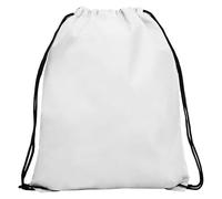 France Effect - Lot de 10 Sacs à Dos Cordon Multicolores, Polypropylène Non Tissé, 36 x 42 cm, 8 Couleurs Vives (Blanc)