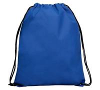 France Effect - Lot de 10 Sacs à Dos Cordon Multicolores, Polypropylène Non Tissé, 36 x 42 cm, 8 Couleurs Vives (Bleu)