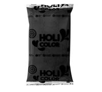 France Effect - Sachet de Poudre Holi 1Kg - Couleur Naturelle, 100% Non Toxique, Idéal pour Color Run, Séances Photos (noir)