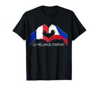 France et Philippines Français Philippin Le Mélange Parfait T-Shirt