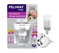 FELIWAY Help! - Anti-stress pour chat - Kit complet (diffuseur + rechage) - 7 jours - Fabriqué en France