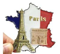 France Flag 3D Refrigerator Magnet, Aesthetic Kitchen Accessories, 2,.87 inch Premium Quality & Functional Design, Decorative Magnets for Fridge, Dormitory, Pantry, Studio, Bedroom, and File Cabinets
