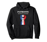 France force drapeau francais poing levé patriote Sweat à Capuche