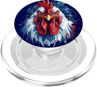 France FRA Fan French Coq Drapeau Art Empowering PopSockets PopGrip pour MagSafe