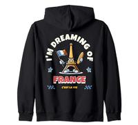France France Voyage Vacances Paris Normandie Hommes Femmes Enfants Sweat à Capuche