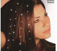 France Hair Beaute 4 Fils Strass 100% Pur Cristal Pour Cheveux A Enfiler Et Repositionner Volonte (24 Cristaux Au Total 6 Par Fil) Ornes De Transparent + 1 Planche Tatouage Offertes. (Offre Si 2 Kits Achetes = Un 3Ème Gratuit Cadeaux Gratuits En Plus). Qualite Professionnelle Coiffure. Bijoux Accessoire Systeme Brevete. ,