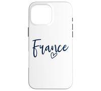 France Heart Femme Love France Coque pour iPhone 16 Pro Max