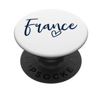 France Heart Femme Love France PopSockets PopGrip Adhésif