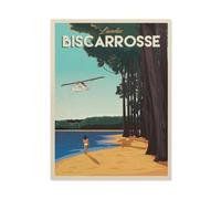 France - Hydravion de Biscarrosse，Puzzles pour Adultes 1000 Pièces Puzzles pour Adultes pour Enfants Bois Puzzle Adolescents Jeux Éducatifs Anti-Stress Jouet Cadeau（75x50cm）-BN29