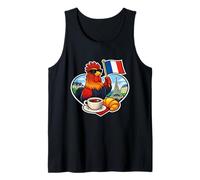 France - Illustration culturelle et Symboles français Débardeur