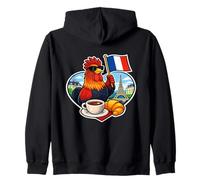 France - Illustration culturelle et Symboles français Sweat à Capuche