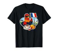 France - Illustration culturelle et Symboles français T-Shirt