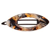 France Luxe Mini Cutout Oval on Plastic Tige Boule Barrette - Lasco by France Luxe