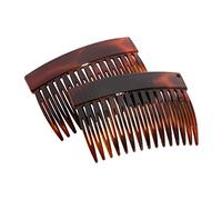 France Luxe Paire de peignes latéraux classiques, tortue