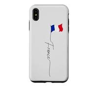 France, mât de Drapeau français, France Vintage Coque pour iPhone XS Max