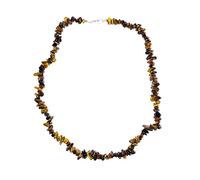 France Minéraux Collier Oeil de tigre - Baroque - 60cm