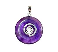 France Minéraux Pendentif Améthyste - PI chinois ou Donut 20mm