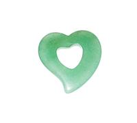 France Minéraux Pendentif Aventurine verte - PI Chinois ou Donut Cœur