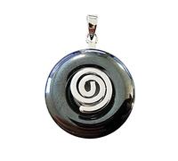 France Minéraux Pendentif Hématite - PI Chinois ou Donut 20mm