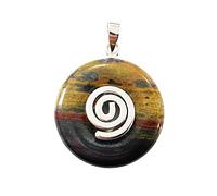 France Minéraux Pendentif Oeil de fer - PI Chinois ou Donut 20mm