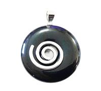 France Minéraux Pendentif Onyx - PI Chinois ou Donut 30mm