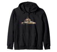 France Normandie Mont Saint Michel Souvenir de Vacances françaises Sweat à Capuche
