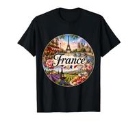 France, Paris, Provential, Maisons de Mode, Louvre, Musées, T-Shirt Graphique avec Valeur, Homme, Noir, M