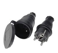 France prise femelle étanche 16A prise électrique mâle Schuko 250V adaptateur secteur 4000W prise de courant industrielle Socket