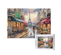 France Puzzle 5000 Pièces Adultes Puzzle Rue Classique, Activite Manuelle Adulte, Puzzles de Jeu Stimulants, Puzzles Impossible, Enjoy Activités de défi Familial pour Ies Soirées de Jeu,p764t