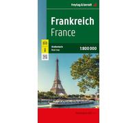 Carte routière - France (impression recto-verso) | Freytag & Berndt