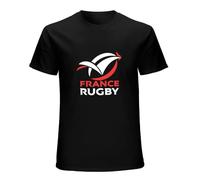 France Rugby Fan Men Rugby & Sports Lover Unisex New 100% Cotton Short Sleeve T-Shirt Black XXXL