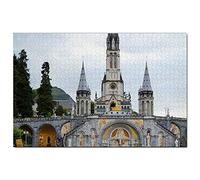 France Sanctuaire Notre Dame de Lourdes Puzzle 500 pièces Jeu Oeuvre Souvenir de Voyage 52x38CM