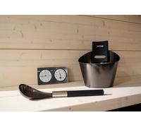 France Sauna Kit d’accessoires pour sauna Harvia en inox - Black - SN-SA007