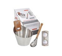 France Sauna Kit d’accessoires pour sauna Harvia en inox - SN-SA006