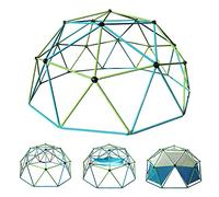 France Trampoline Pack Dôme à Grimper, Aire de Jeu extérieure pour Enfants 3,00 mètres + Balançoire, Tente et Couverture