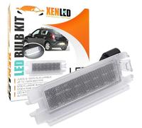FRANCE-XENON Dacia Module de Plaque Arrière LED pour Logan 2 et Sandero 2 - Blanc Pur - Remplace 7700433414 - Sans Erreur au Tableau de Bord