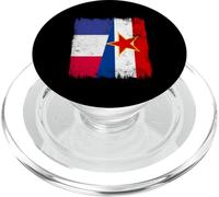 France Yougoslavie Demi-Drapeau Patrimoine yougoslave français PopSockets PopGrip pour MagSafe
