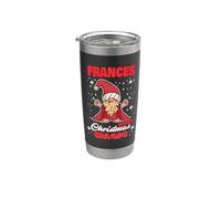 Frances Makes Christmas Magic s'appelle Frances Gnome Gobelet isotherme en acier inoxydable double paroi