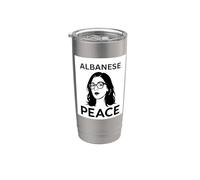 Francesca Albanese Peace Gobelet isotherme en acier inoxydable double paroi