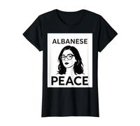 Francesca Albanese Peace T-Shirt Graphique avec Valeur, Femme, Noir, XS