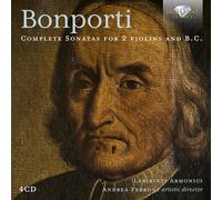 Francesco Antonio Bonport Bonporti: Complete Sonatas for 2 Violins and B.c (CD)