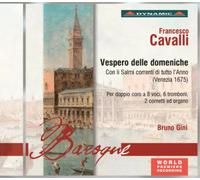 Francesco Cavalli Francesco Cavalli: Vespero Delle Domeniche (CD) Album