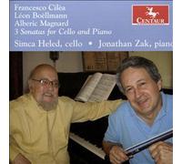 Francesco Cilèa, Léon Boëllmann, Alberic Magnard: 3 Sonatas For Cello And Piano