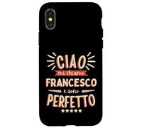 Francesco Idea Regalo Personalizzata Nome Divertente Coque pour iPhone X/XS